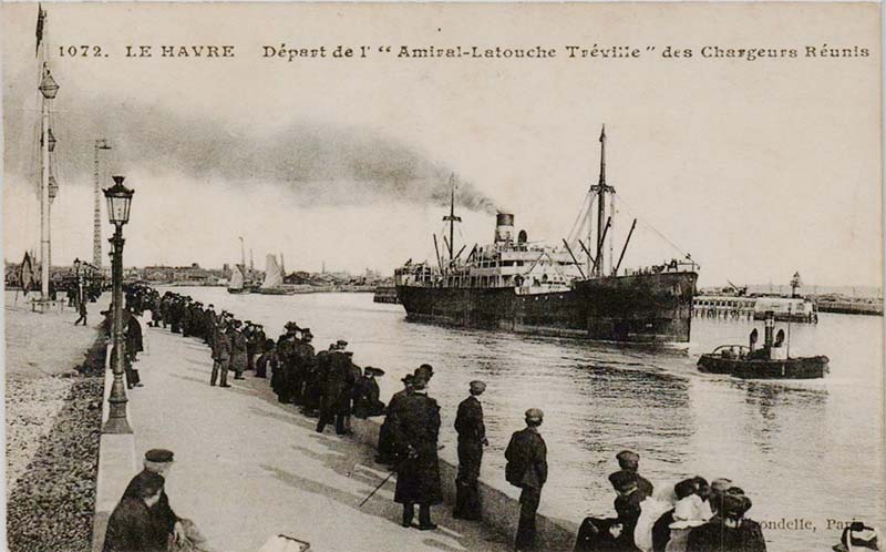 Hãng tàu biển Chargeurs Réunis và con tàu Amiral Latouche Tréville