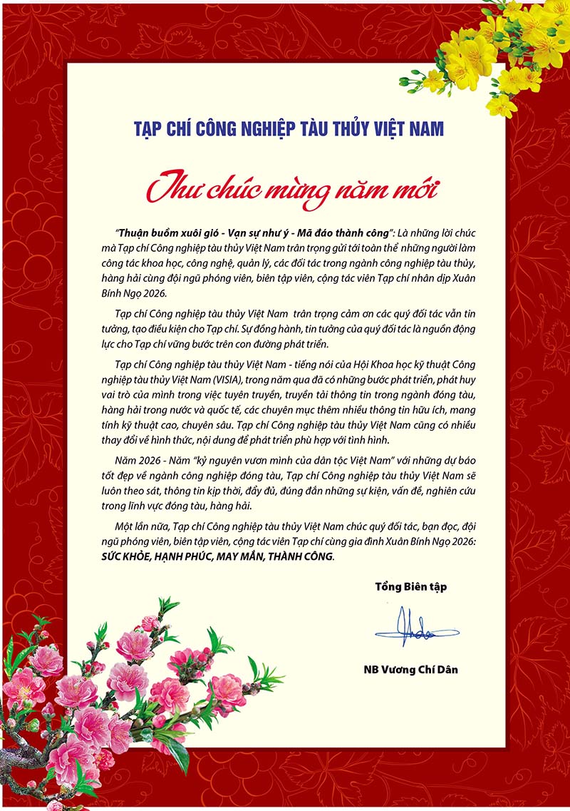 Thư Chúc mừng năm mới Xuân Bính Ngọ 2026