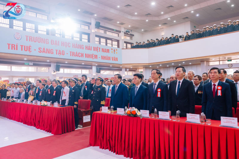 Lễ kỷ niệm 70 năm ngày thành lập trường Đại học Hàng hải Việt Nam (01/4/1956-01/4/2026): Xứng đáng trường trọng điểm quốc gia, tự tin “Vươn ra biển lớn”